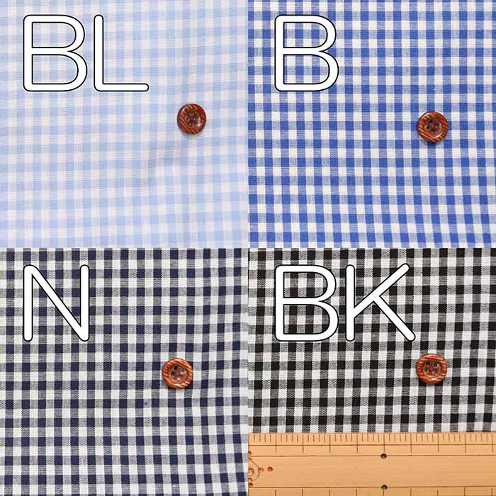 Cotton 3m/m yarn-dyed gingham fabric - nomura tailor