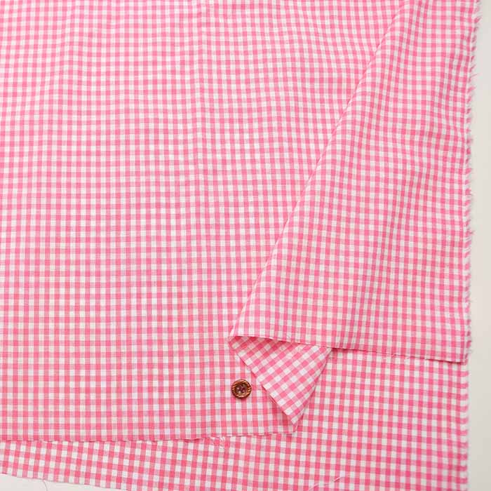 Cotton 3m/m yarn-dyed gingham fabric - nomura tailor