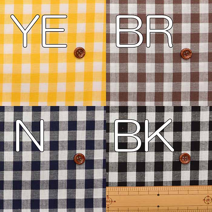 Cotton -dyed gingham - nomura tailor