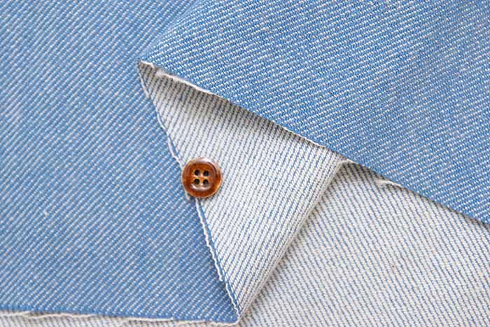 Soft denim fabric plain - nomura tailor