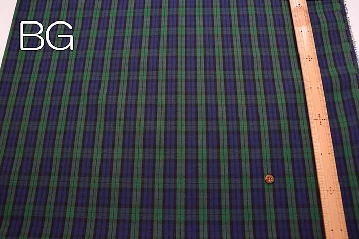 kokochi fabric T/C printed fabric tartan check - nomura tailor