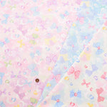 Cotton Ox Printed Fabric Favorites Series Bubble Ribbon - nomura tailor