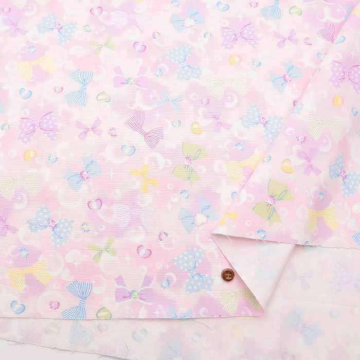 Cotton Ox Printed Fabric Favorites Series Bubble Ribbon - nomura tailor