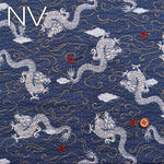 Cotton ripple print fabric Favourite Series Dragon - nomura tailor