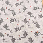 Cotton ripple print fabric Favourite Series Dragon - nomura tailor