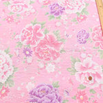 Cotton Ripple Print Fabric Favourite Series Sweet Flower - nomura tailor