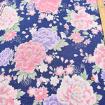 Cotton Ripple Print Fabric Favourite Series Sweet Flower - nomura tailor