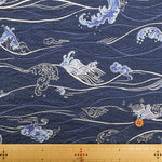 Cotton Ripple Printed Fabric - Favorite Series Waves - nomura tailor