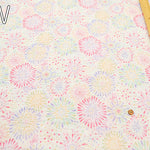 Cotton Ripple-printed Fabric - Favorite Series Fireworks Star - nomura tailor