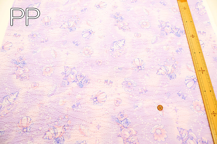 Cotton Ripple-printed Fabric - Favorite Series Pearl Flower - nomura tailor