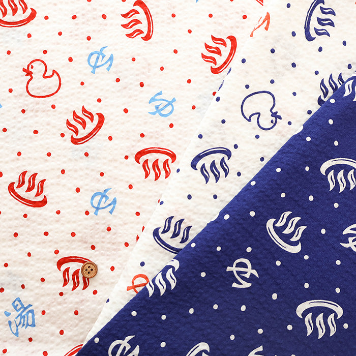 Cotton Ripple-printed Fabric - Favorite Series Sento - nomura tailor