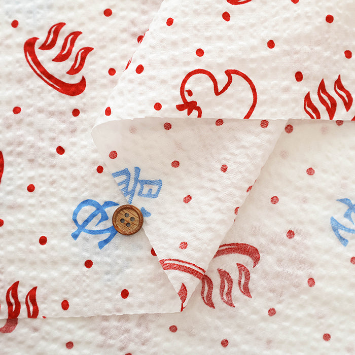 Cotton Ripple-printed Fabric - Favorite Series Sento - nomura tailor