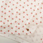 Made in China Needle-Out Knit Fabric - Cherry dots - nomura tailor