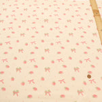 Made in China Rib Knit Fabric - Strawberry Ribbon - nomura tailor