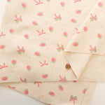 Made in China Rib Knit Fabric - Strawberry Ribbon - nomura tailor