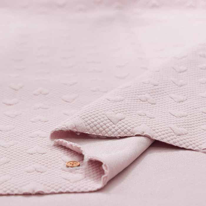 Made in China Polyester trend fabric Fabric Heart Knit - nomura tailor