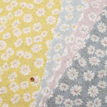 Cotton Si Clap Print Fabric Sheer Style Flower - nomura tailor