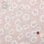 Cotton Si Clap Print Fabric Sheer Style Flower - nomura tailor