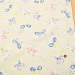 Cotton Southern Cross Print Fabric RICORNO Watercolor Butterfly - nomura tailor