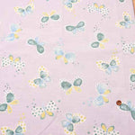 Cotton Southern Cross Print Fabric RICORNO Watercolor Butterfly - nomura tailor