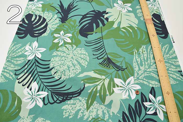 T/C print fabric Hawaiian plumeria - nomura tailor