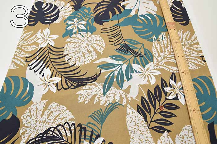 T/C print fabric Hawaiian plumeria - nomura tailor