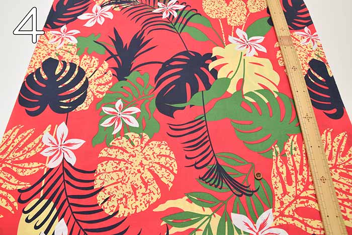 T/C print fabric Hawaiian plumeria - nomura tailor