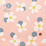 Cotton Ox Printed Fabric COLORHYTHM Dots & Flowers - nomura tailor