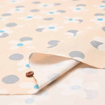 Cotton Ox Printed Fabric COLORHYTHM Dots & Flowers - nomura tailor