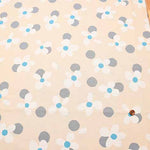 Cotton Ox Printed Fabric COLORHYTHM Dots & Flowers - nomura tailor