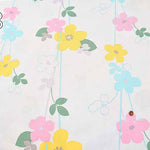 W width cotton buckingham print fabric Rhinoflower - nomura tailor