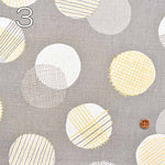 W width cotton buckingham print fabric with polka dots - nomura tailor