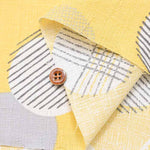 W width cotton buckingham print fabric with polka dots - nomura tailor