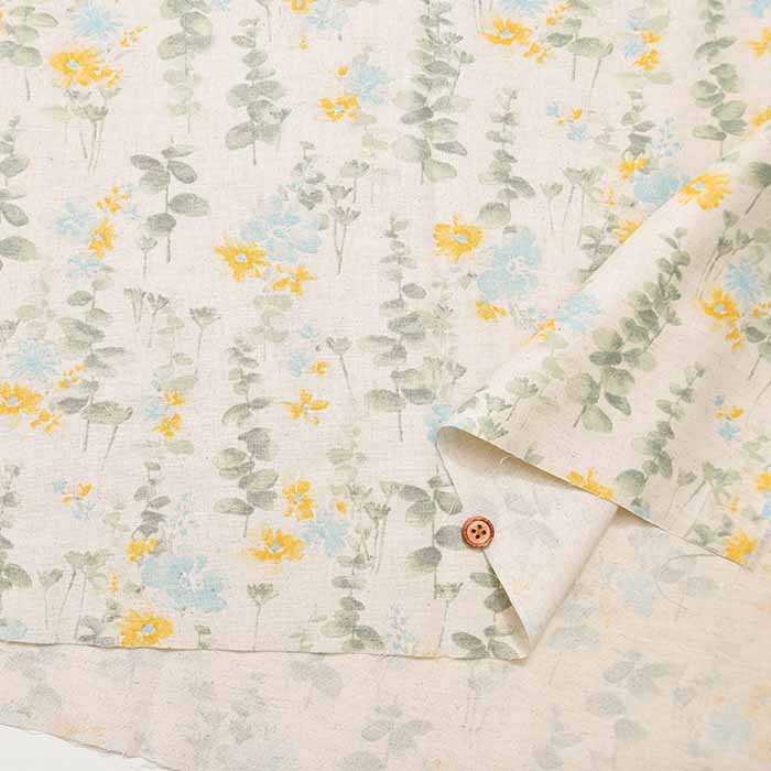 C/L sheeting printed fabric momen-t Eucalyptus - nomura tailor