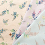 C/L Muslin Print FabricEnsoleille - Lilac - nomura tailor