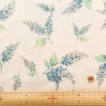 C/L Muslin Print FabricEnsoleille - Lilac - nomura tailor