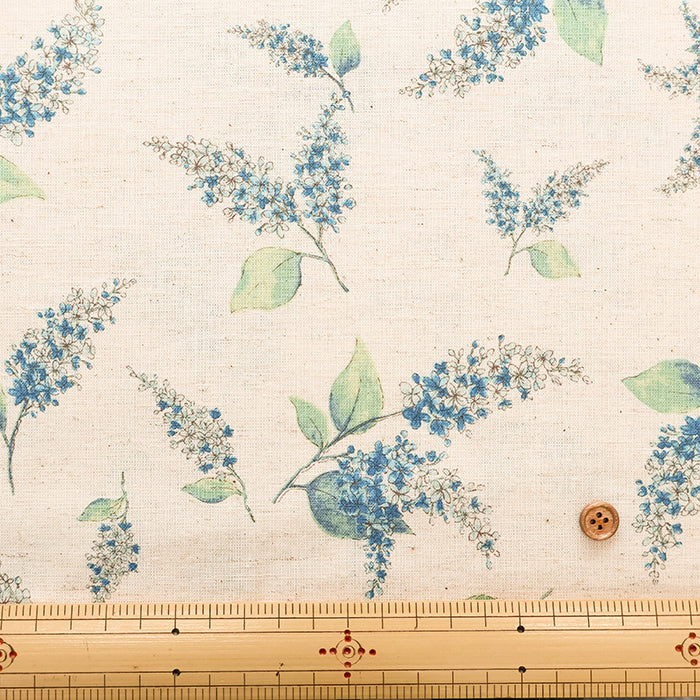 C/L Muslin Print FabricEnsoleille - Lilac - nomura tailor