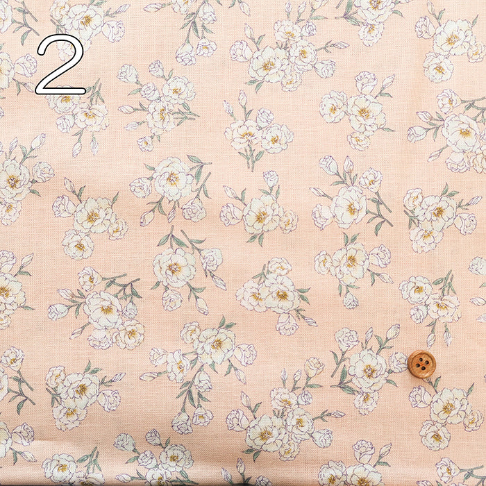 C/L Muslin Print FabricEnsoleille - Turkish bellflower - nomura tailor