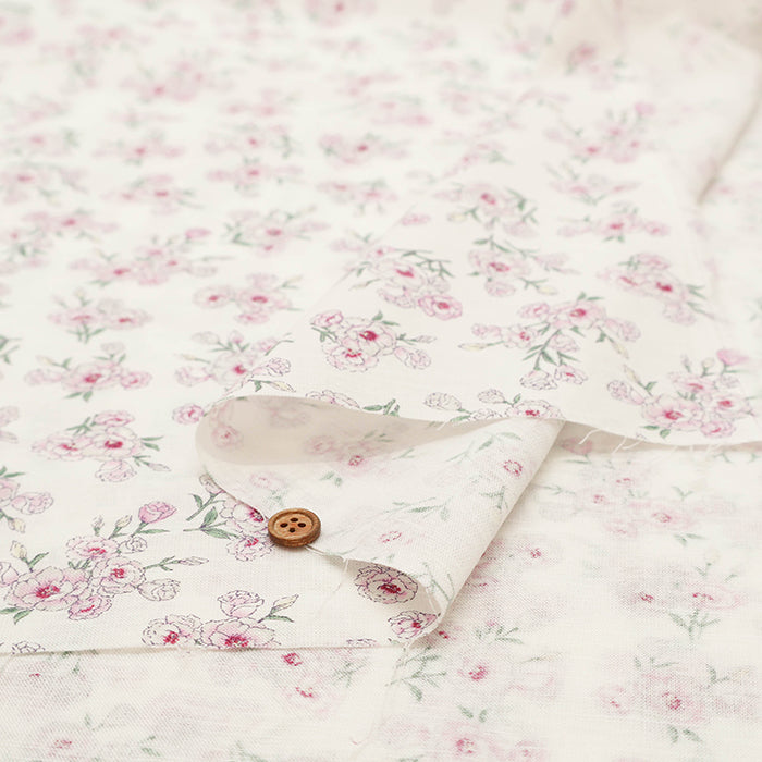 C/L Muslin Print FabricEnsoleille - Turkish bellflower - nomura tailor