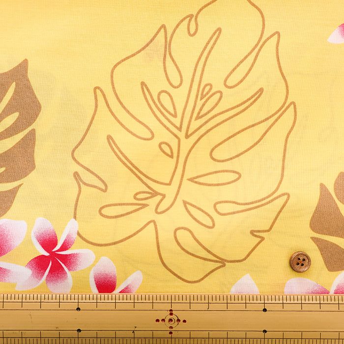T/C Hawaiian Print Fabric - Plumeria - nomura tailor