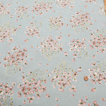 C/L Muslin Print Fabric Soft Finished momen-t - Flower - nomura tailor