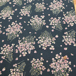 C/L Muslin Print Fabric Soft Finished momen-t - Flower - nomura tailor