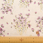 C/L Muslin Print Fabric Soft Finished momen-t - Flower - nomura tailor