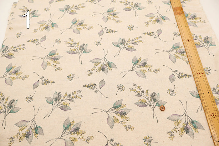 C/L Muslin Print Fabric Soft Finished momen-t - Flower - nomura tailor