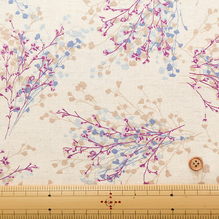 C/L Muslin Print Fabric Soft Finished momen-t - Flower - nomura tailor
