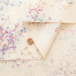 C/L Muslin Print Fabric Soft Finished momen-t - Flower - nomura tailor