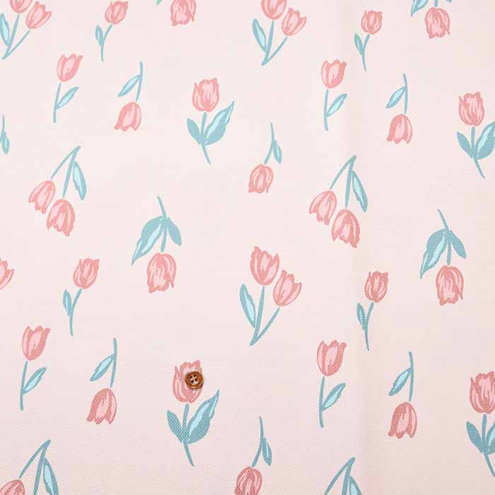 Made in China Waterproof (reverse side) polyester printed fabric Picnic Tulip - nomura tailor