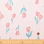 Made in China Waterproof (reverse side) polyester printed fabric Picnic Tulip - nomura tailor