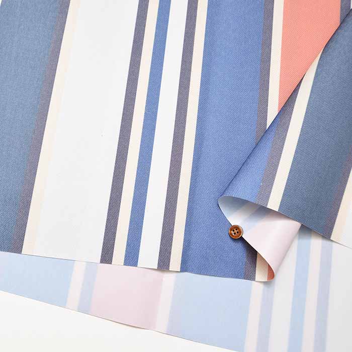 Made in China Waterproof (back side) polyester printed fabric Picnic stripe - nomura tailor