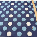 ≪Cotton ox Tufting style embroidery fabric Dot [1 pattern: approx. 50cm x 64cm - nomura tailor